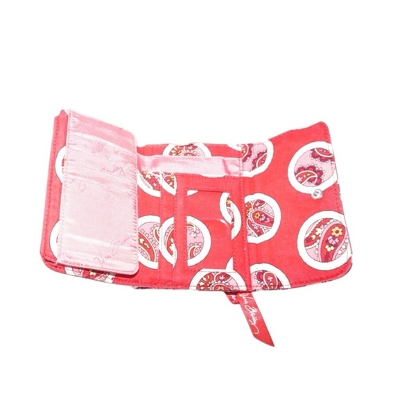 Vera Bradley BOGO FREE SALE Rosy Posies Euro Wallet - Picture 7 of 9
